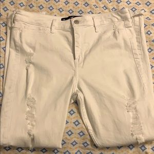 White Hollister Skinny Jean